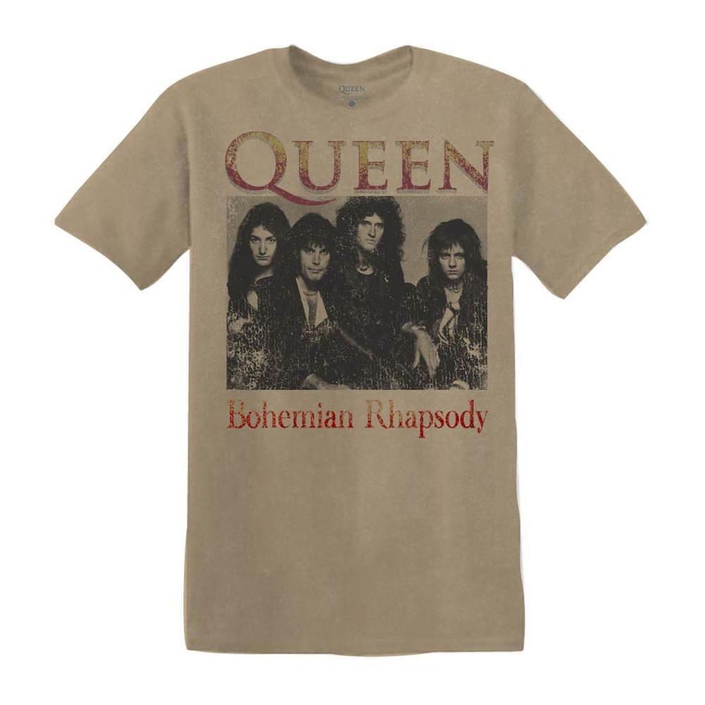 Queen Bhohemian Rhapsody 1975 Unisex Pigment Dye T Shirt